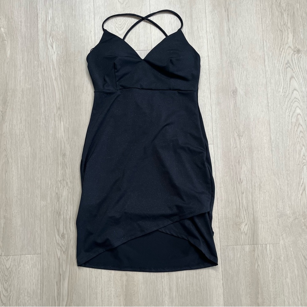 Lovely Day Black Sequin Mini Dress